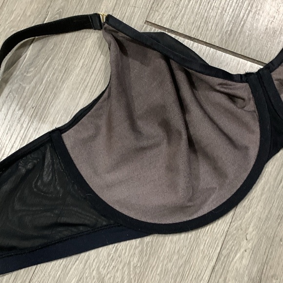 Soma Unbelievable Minimizer Black Underwire Sheer Cup Bra size 40G - Picture 10 of 12